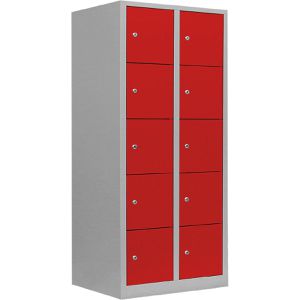 Schließfachschrank Lüllmann 523524, rot