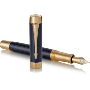 Produktbild für Füller Parker Duofold Prestige Blue Chevron G.C.