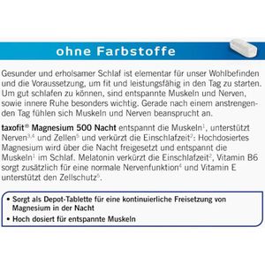 Produktbild für Magnesium taxofit Nacht Depot, 30 Tabletten