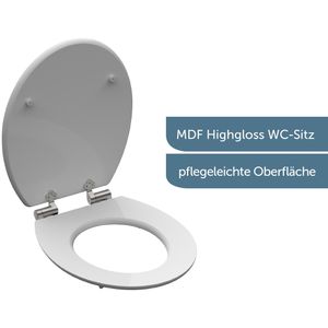 Produktbild für WC-Sitz Schütte Balance 80522 High Gloss, oval, aus Holz