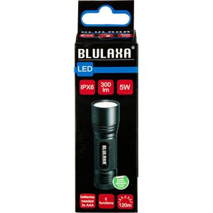 Produktbild für Taschenlampe Blulaxa 5 Watt, LED, mit Batterie