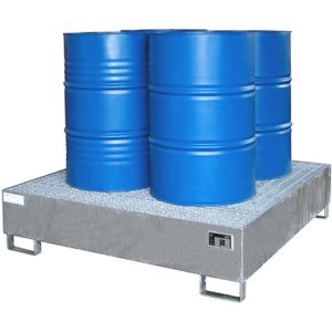 Produktbild für Auffangwanne BAUER AW 450, aus verzinktem Stahl