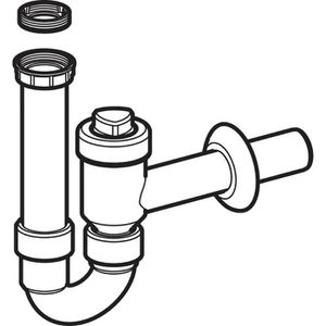 Produktbild für Siphon Geberit Röhrensiphon für Waschbecken