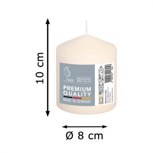 Produktbild für Kerzen Gala Typ 80/100, Stumpenkerze