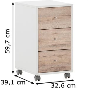 Produktbild für Rollcontainer Möbelpartner Serie 400, aus Holz