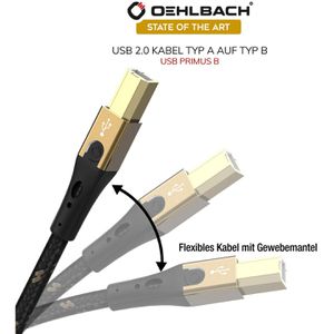 Produktbild für USB-Kabel Oehlbach Primus AB, USB 2.0, 2 m