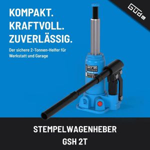 Produktbild für Stempelwagenheber Güde GSH 2T, 18040, hydraulisch