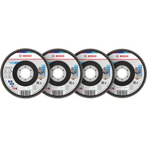 Fächerschleifscheibe Bosch X451, 2608626161, Set