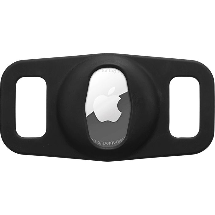 Wasserdichte Apple AirTag-Hülle für Hundehalsbänder color Schwarz