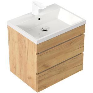 Waschtisch Posseik Fellini 60, hängend, eiche gold