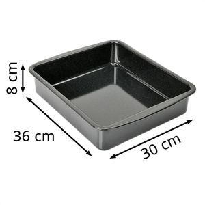 Produktbild für Auflaufform Kaiser Inspiration XL, schwarz, aus Emaille