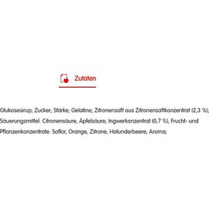 Produktbild für Fruchtgummis Haribo Ingwer-Zitrone
