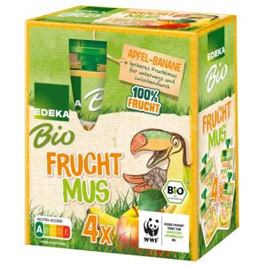 Fruchtpüree Edeka Fruchtmus Quetschie, 100% Frucht, BIO