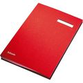 Unterschriftenmappe Esselte 621062, A4 20 Fächer, Kunststoffbezug, rot