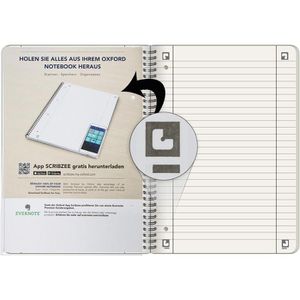 Produktbild für Collegeblock Oxford Touch, 400086494, A4
