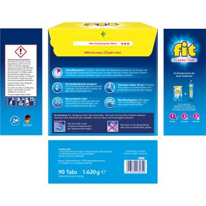 Produktbild für Spülmaschinentabs fit Classic Tabs