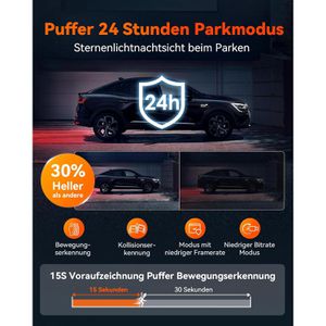 Produktbild für Dashcam Vantrue Sonnet 1 Pro, Auto