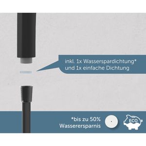 Produktbild für Handbrause Schütte Ravenna, schwarz