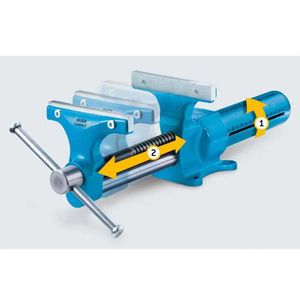 Produktbild für Schraubstock Heuer Compact 118003, Set
