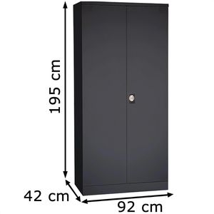 Produktbild für Aktenschrank G-Office FLC.19/N, aus Metall