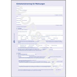 Produktbild für Mietvertrag Zweckform 2849, DIN A4