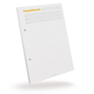 Produktbild für Gesprächsnotiz notizblock24 punktiert, A5