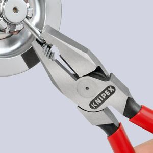 Produktbild für Kombizange Knipex 02 01 180, Kraft-Kombizange