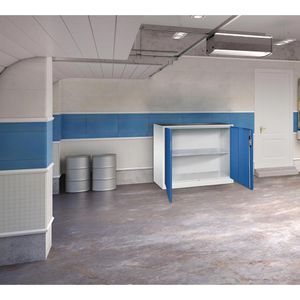Produktbild für Werkzeugschrank CP-Möbel 8831-000, aus Metall, grau / blau