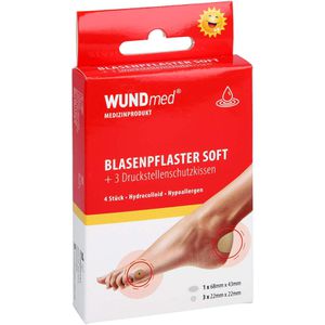 Pflaster WUNDmed Blasenpflaster, Set, 4 Strips