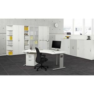 Produktbild für Kleiderschrank Geramöbel Flex, lichtgrau