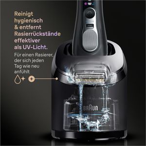 Produktbild für Elektrorasierer Braun Series 9, 9660cc, schwarz