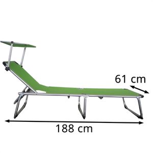 Produktbild für Sonnenliege Garden-Pleasure KISO, aus Aluminium / Kunststoff