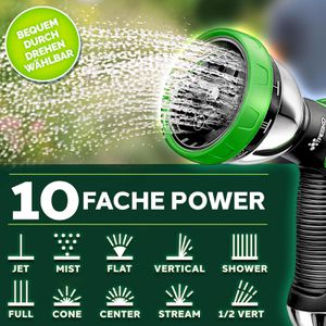 Produktbild für Gartenschlauch Tresko FGS-009, flexibel
