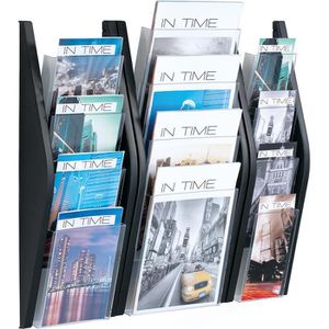 Produktbild für Prospekthalter Helit H62701-00, the arc, silber