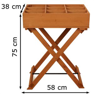 Produktbild für Hochbeet Böttcher-AG 62927, aus Holz