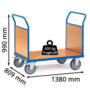 Produktbild für Transportwagen Fetra Doppel-Stirnwandwagen, 2523
