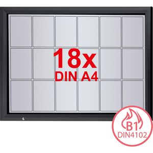 Produktbild für Schaukasten Showdown-Displays anthrazit, B1, außen