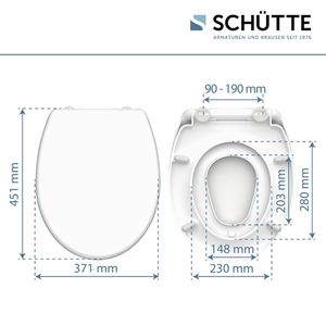 Produktbild für WC-Sitz Schütte Family 82940, oval, aus Duroplast