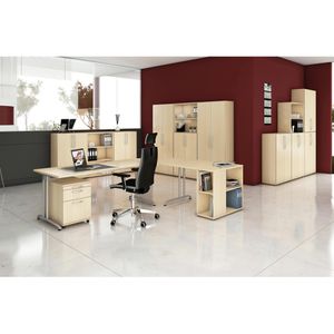 Produktbild für Aktenschrank Hammerbacher B-Serie, aus Holz