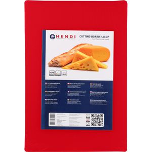 Produktbild für Schneidebrett Hendi 825525 HACCP aus Kunststoff