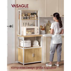 Produktbild für Küchenregal Vasagle KKS058K02, goldeiche