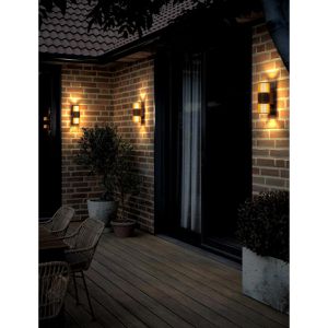 Produktbild für Wandleuchte Nordlux Aludra Double Seaside Aluminium außen IP54