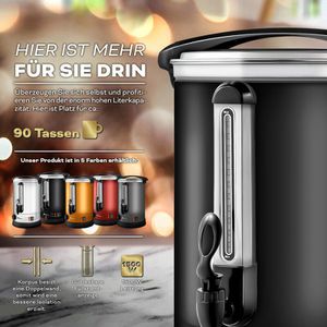 Produktbild für Heißwasserspender Tresko 1385-020, einstellbar 30°C - 110°C