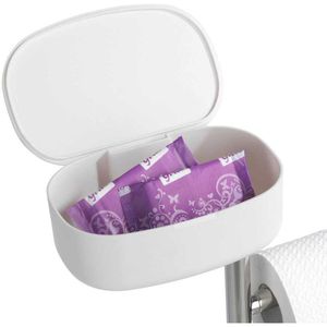 Produktbild für WC-Garnitur Wenko Rivazza, mit Ersatzrollenhalter