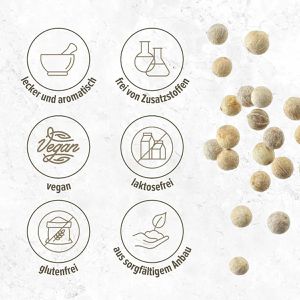 Produktbild für Pfeffer Monte-Nativo Premium Qualität, gemahlen, weiß
