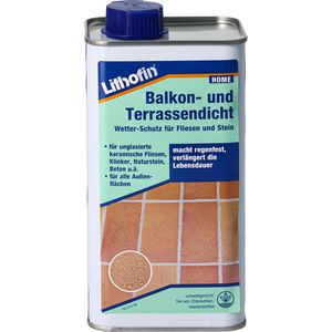 Steinimprägnierung Lithofin Balkon & Terassendicht, ca. 15m²