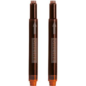 Produktbild für Füllerpatronen Online 17174 Kombipatrone, orange