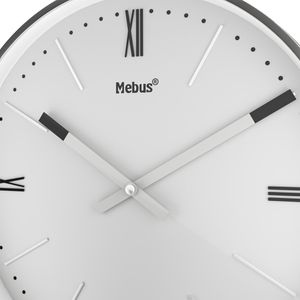 Produktbild für Wanduhr Mebus 19780, Kunststoff, analog, Quarzuhr