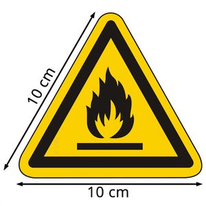 Produktbild für Hinweisschild Abtec ISO 7010 W021, Folie