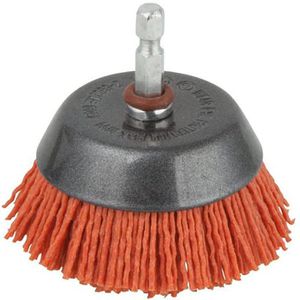 Drahtbürste Wolfcraft 1506000, gewellt, Topfbürste